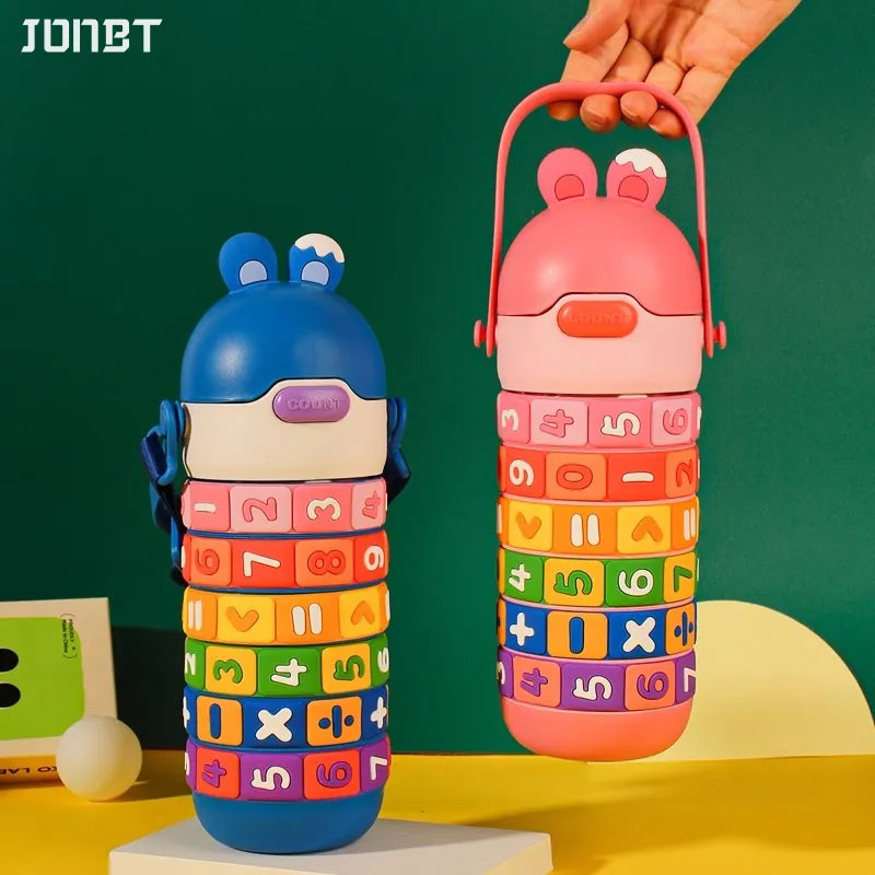 Baby Food Thermos - Creative Kids Thermal Bottle Digital Puzzle