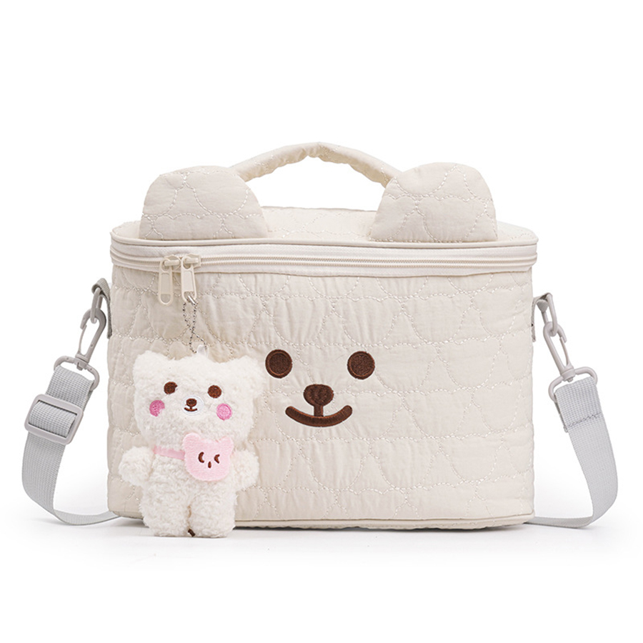 Baby Food Thermos - Cute Bear Insulated Mommy Bag Portable