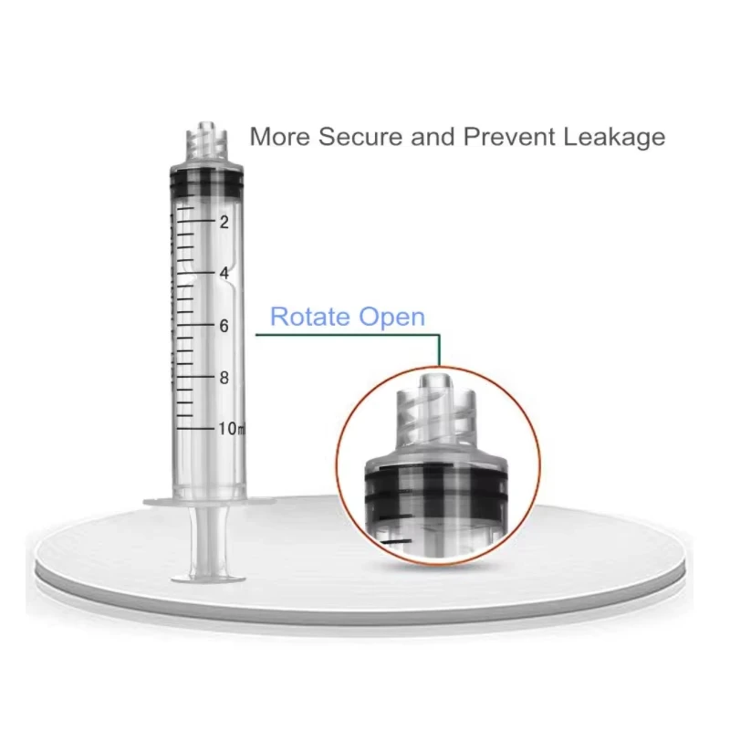 10ml Luer Lock Plastic Syringe - Baby Food Allergy Rash ulasan dan harga