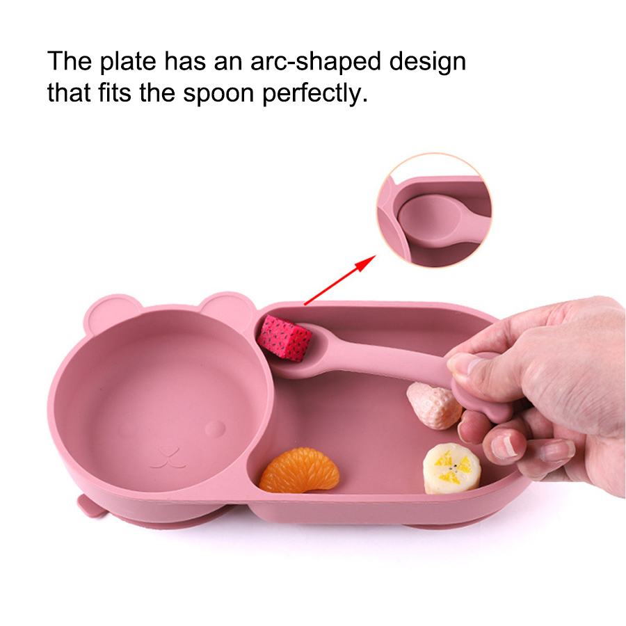 Baby Silicone Suction Cup Bowl - Baby Food Ingredients ulasan dan harga