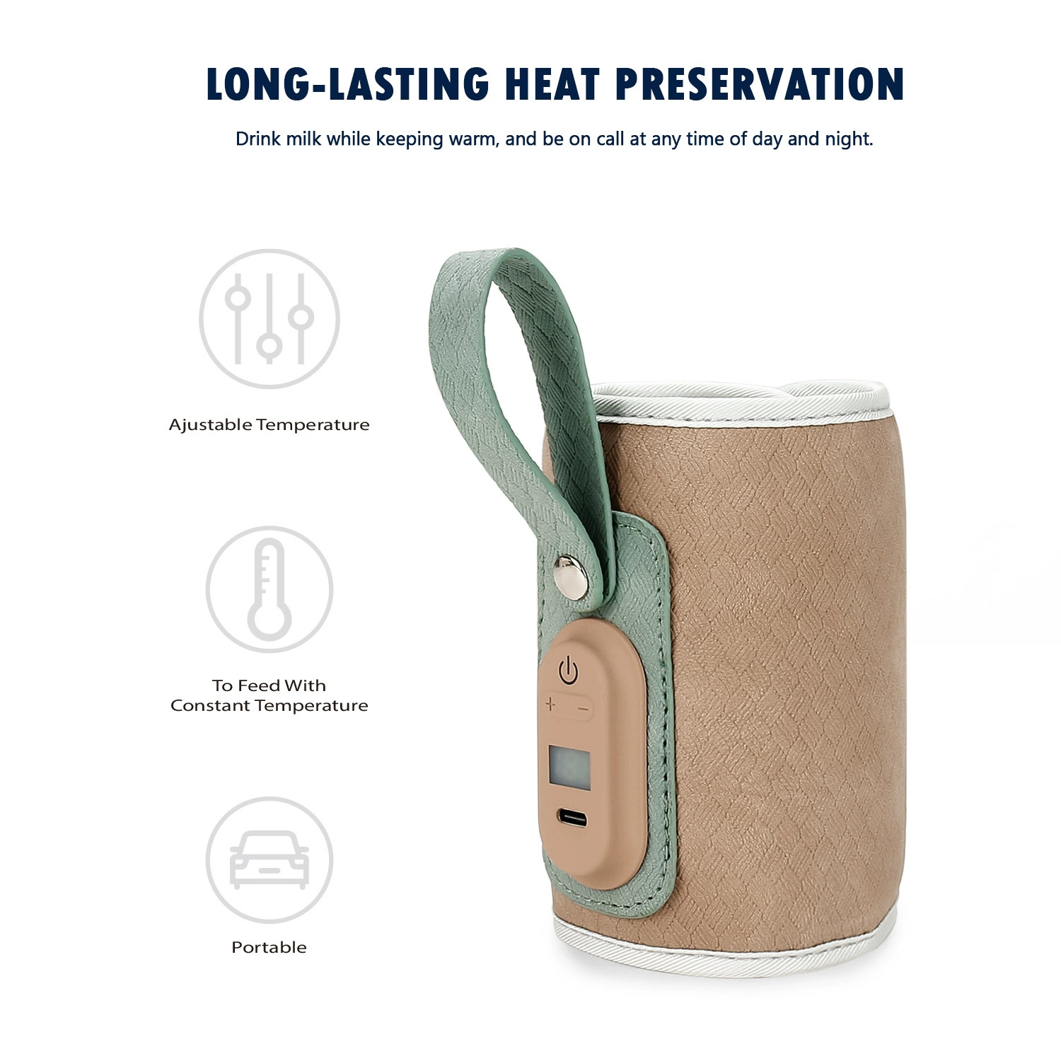 Baby Bottle Warmer Bag USB Pow - Baby Food With Fiber ulasan dan harga
