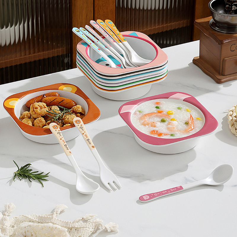 Baby Bowls With Spoon BPA Free - Baby Food With Fiber ulasan dan harga