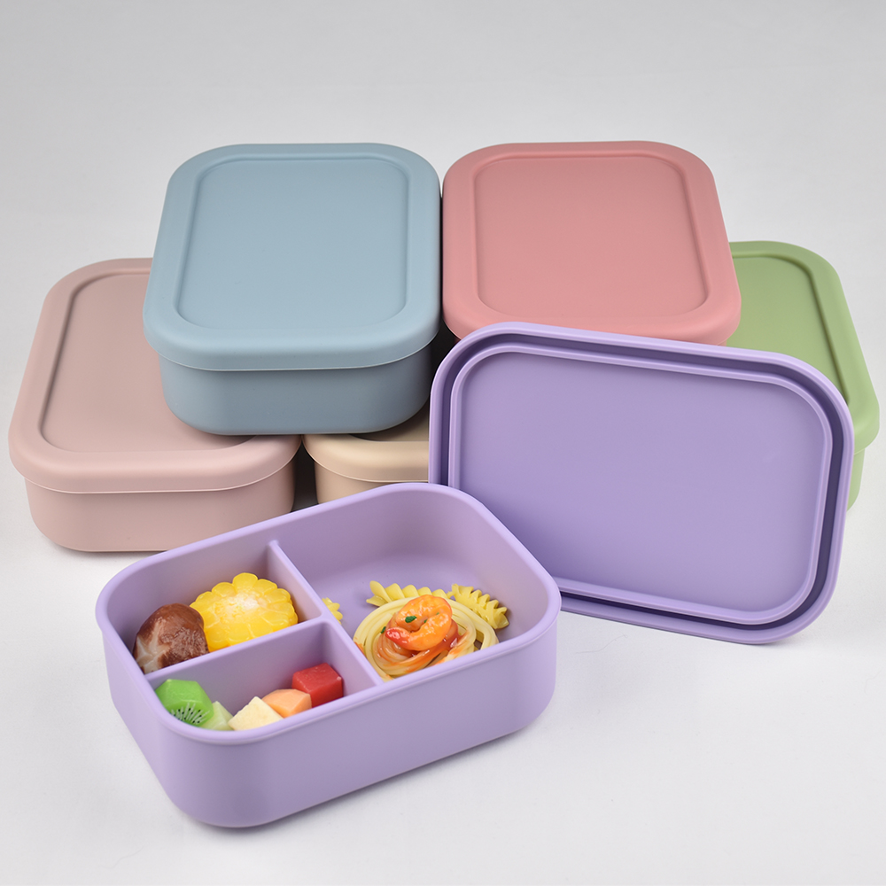 3-Compartment Food Grade Silic - Baby Food Options ulasan dan harga