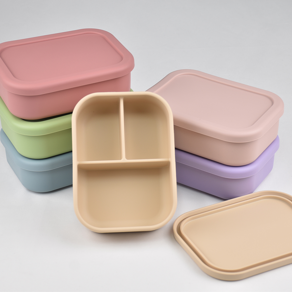 3-Compartment Food Grade Silic - Baby Food Options ulasan dan harga