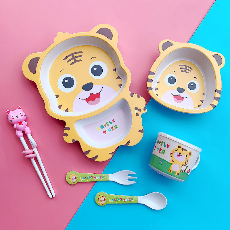 Cartoon cute bamboo fiber chil - Baby Food With Fiber ulasan dan harga