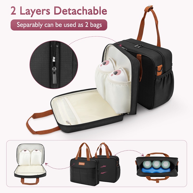 Detachable Breast Pump Bag wit - Baby Food Nan ulasan dan harga
