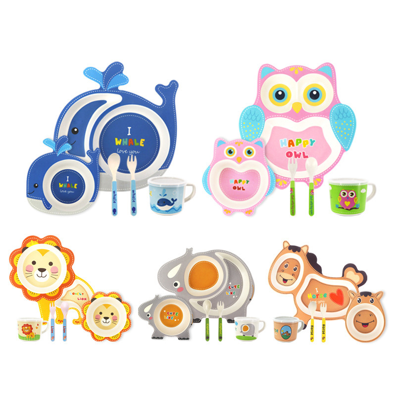 Natural Bamboo Fiber Tableware - Baby Food With Fiber ulasan dan harga