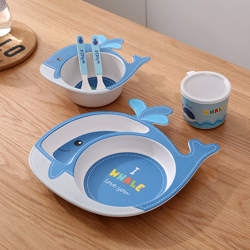 Natural Bamboo Fiber Tableware - Baby Food With Fiber ulasan dan harga