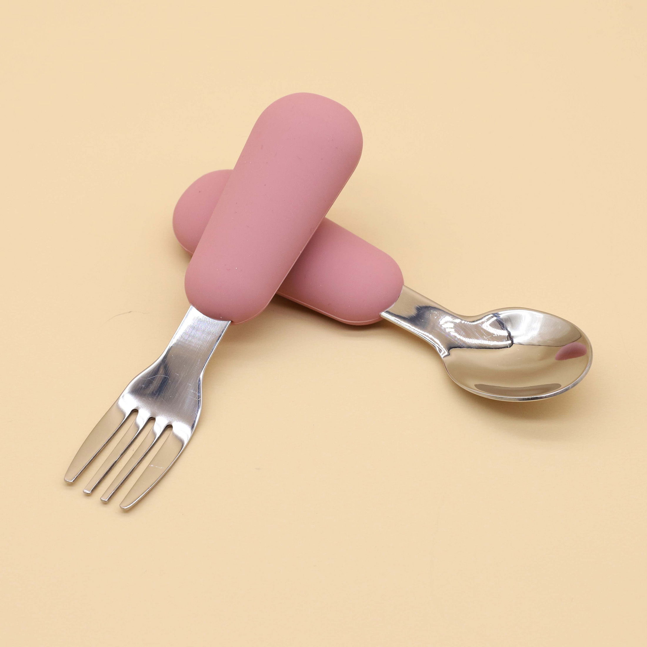 Silicone stainless steel spoon - Baby Food Bites ulasan dan harga
