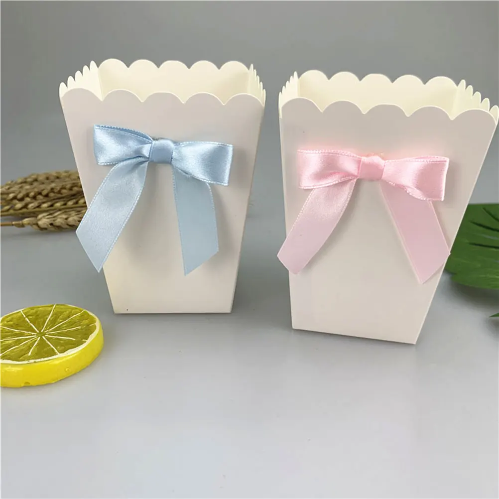 12pcs Pink Bow Popcorn Box Par - Baby Food Options ulasan dan harga