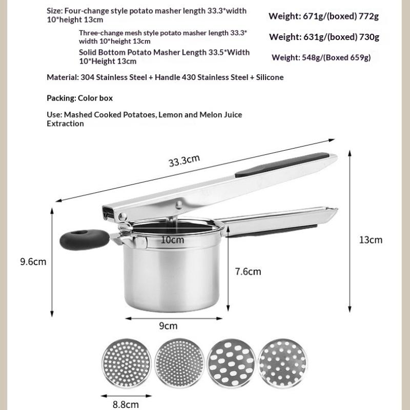 Durable Potato Masher Stainles - Baby Food Homemade ulasan dan harga