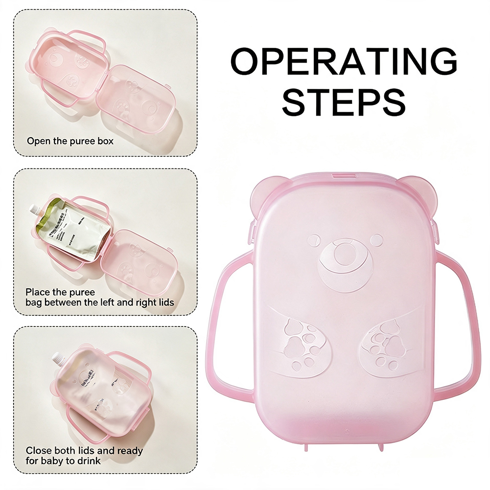 Squeeze Proof Pouch Holder Foo - Baby Food Options ulasan dan harga