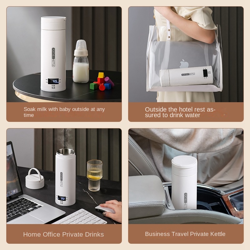 Travel Electric T Kettle Fast  - Baby Food Thermos ulasan dan harga