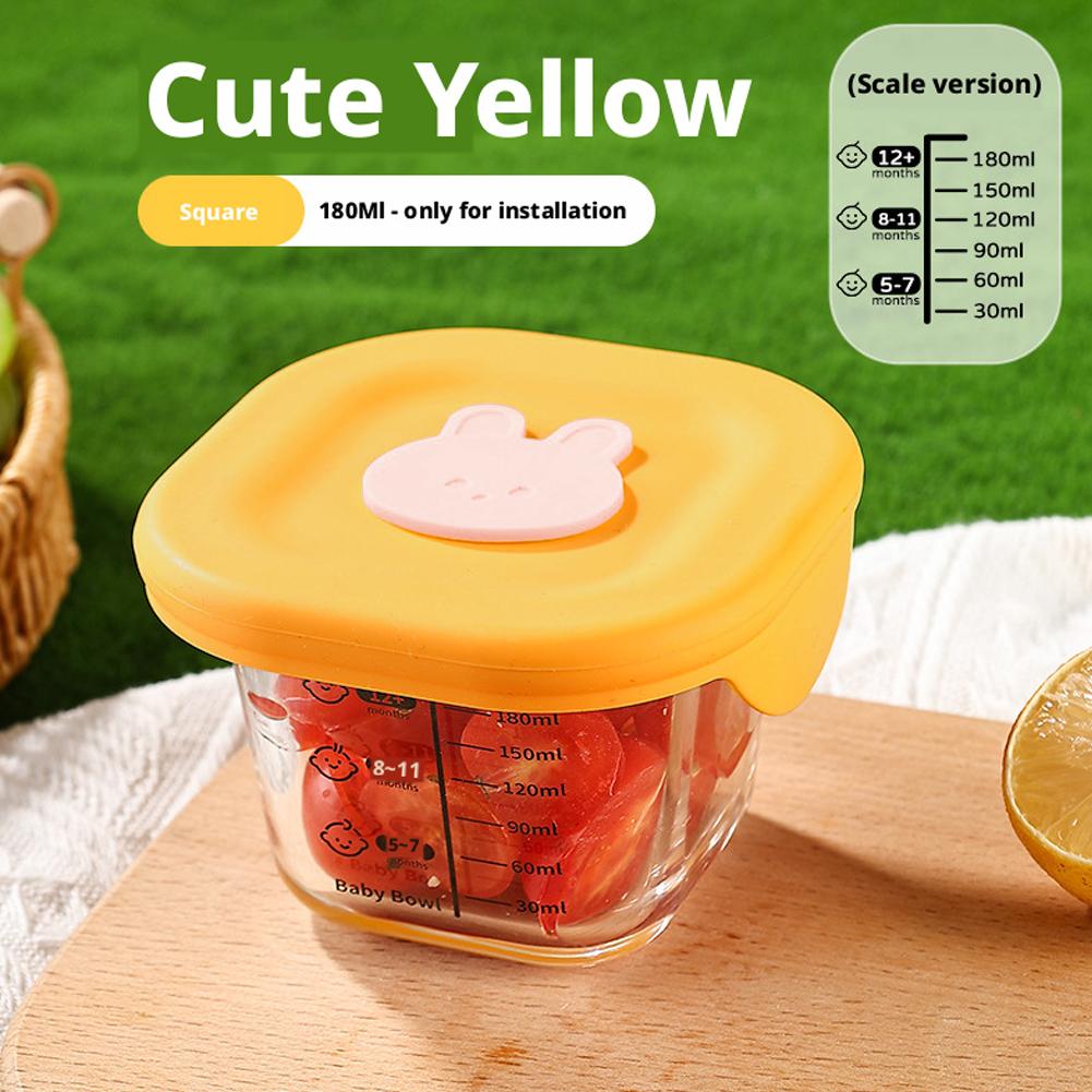 2PCS Glass Steaming Bowl Baby  - Baby Food Prep Containers ulasan dan harga