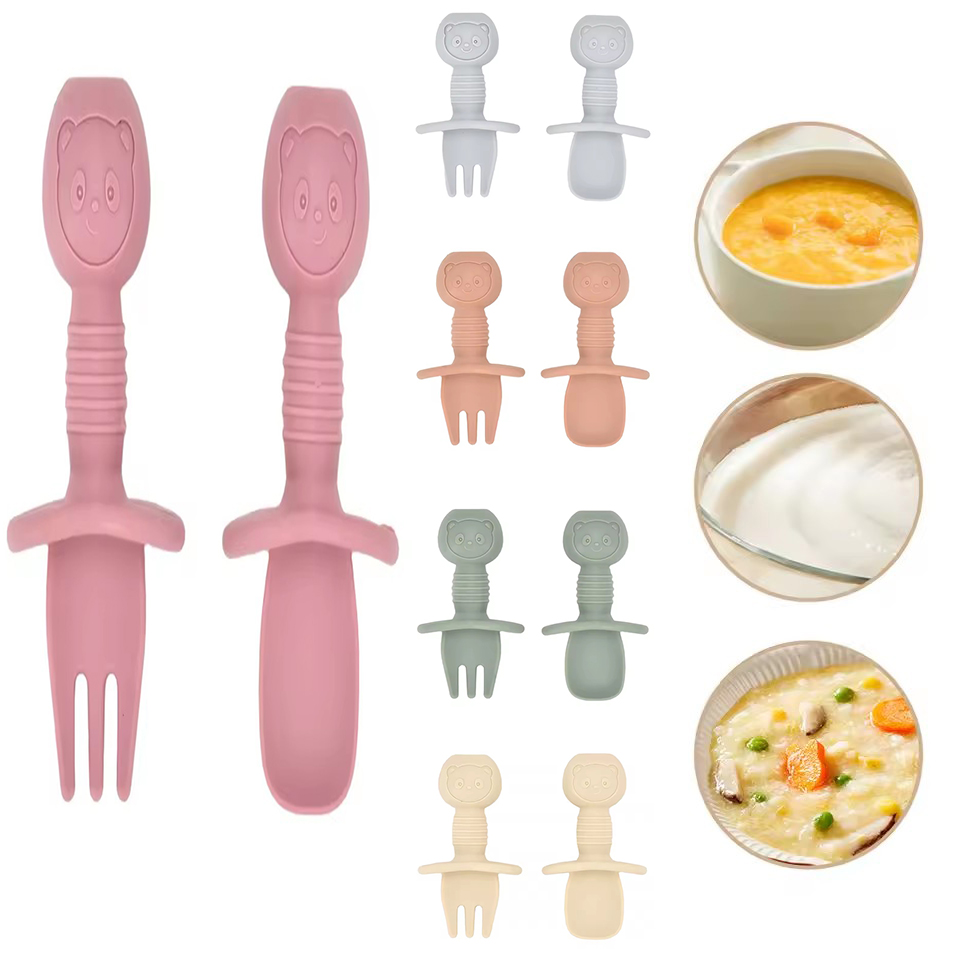 2pcs Food Grade Children Woode - Baby Food Bites ulasan dan harga