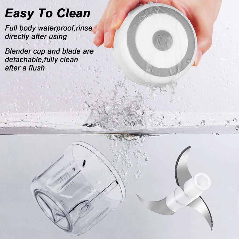 250ML Electric Garlic Grinder  - Baby Food Ingredients ulasan dan harga