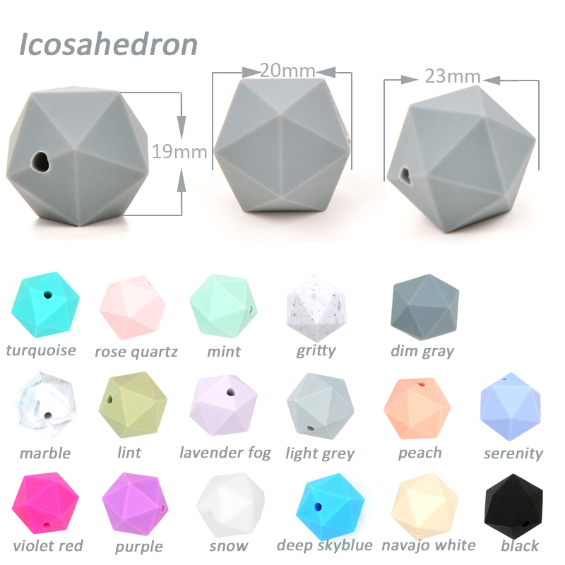LOFCA 10pcs Icosahedron Teethe - Baby Food Toy ulasan dan harga
