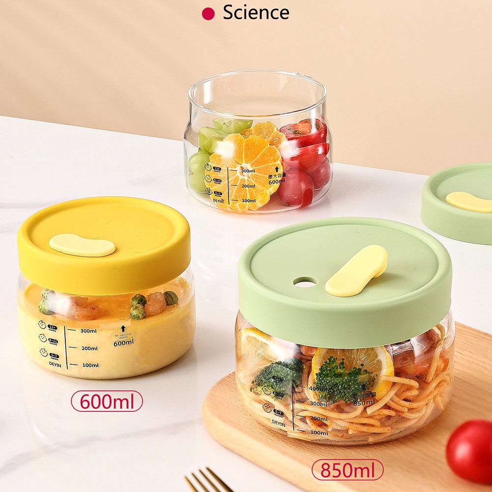 600-850ml Glass Food Storage C - Baby Food Prep Containers ulasan dan harga
