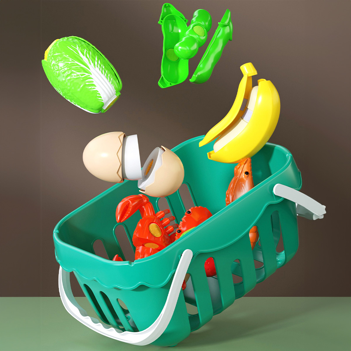 Cutting Play Food Toys Kitchen - Baby Food Delivery ulasan dan harga