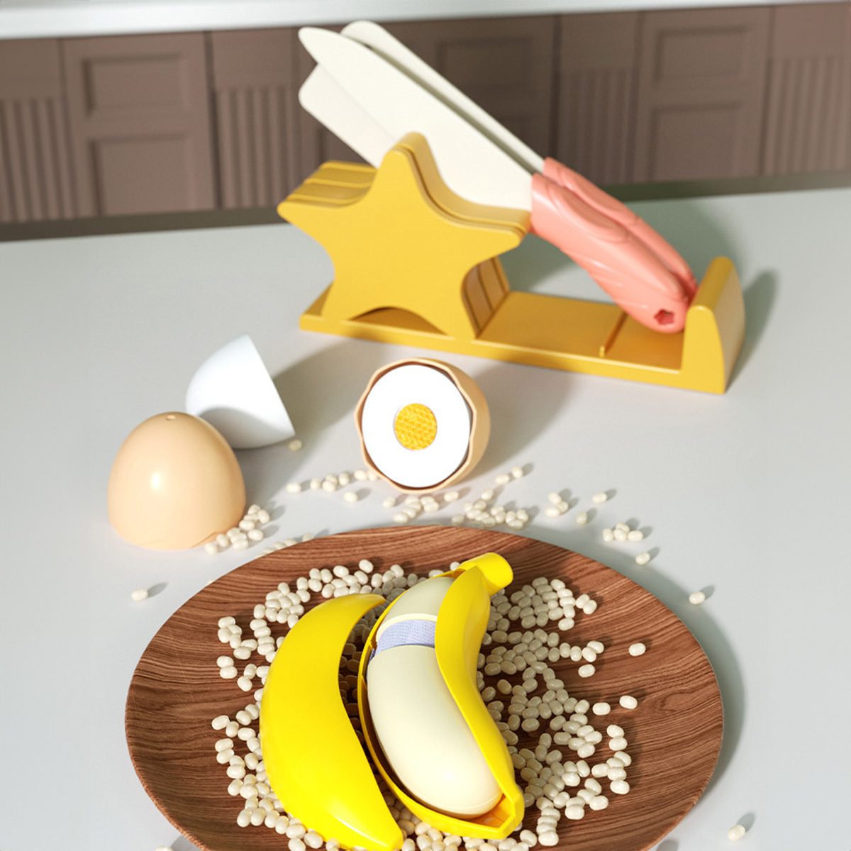 Cutting Play Food Toys Kitchen - Baby Food Delivery ulasan dan harga