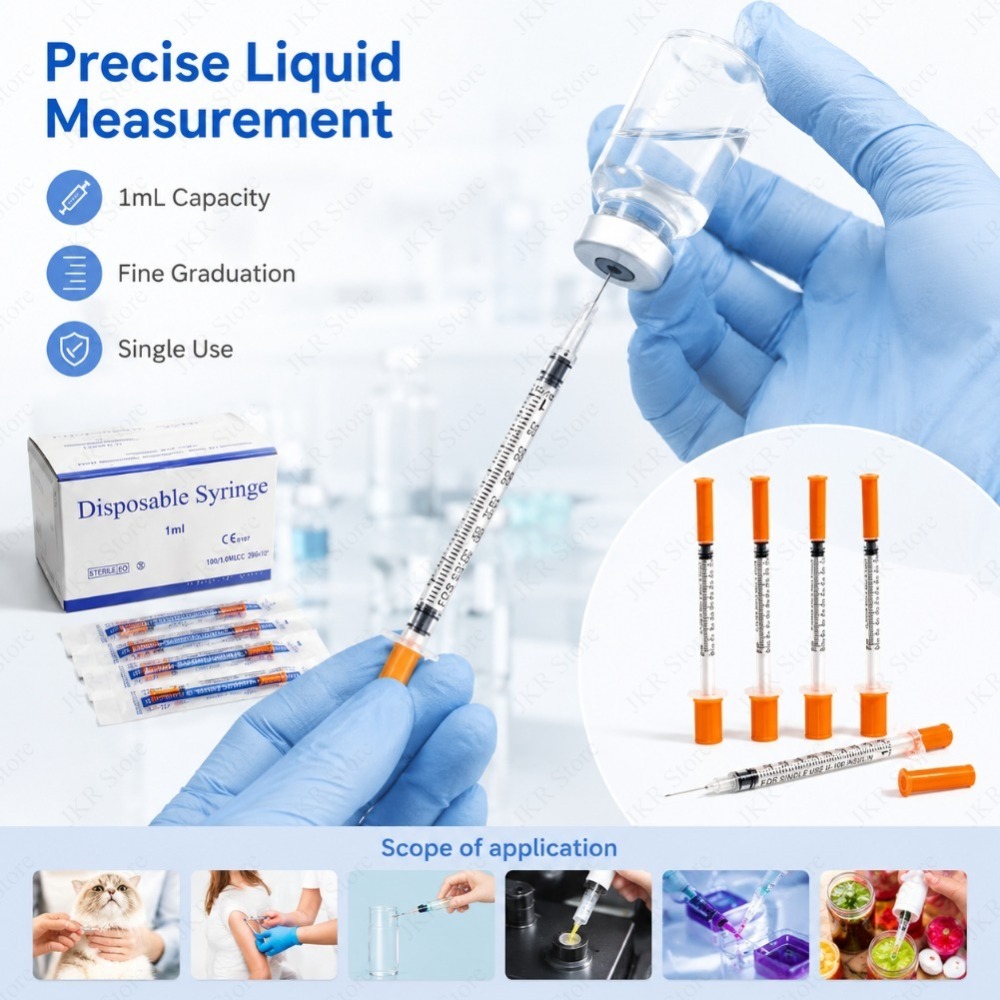 Sterile Veterinary Syringe 0.5 - Baby Food Allergy Rash ulasan dan harga
