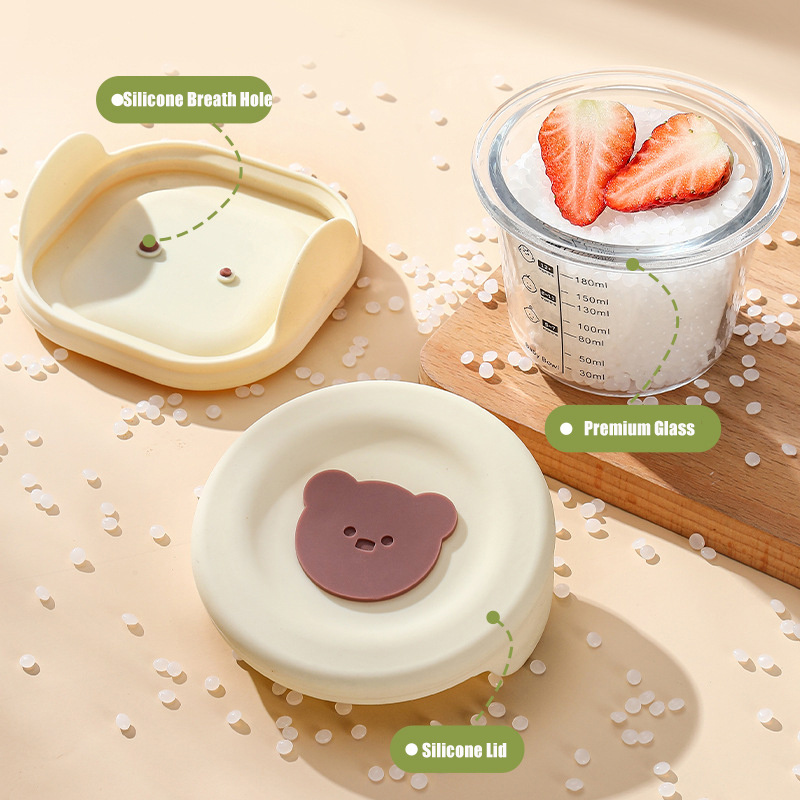 180ml Glass Baby Food Storage  - Baby Food Delivery ulasan dan harga