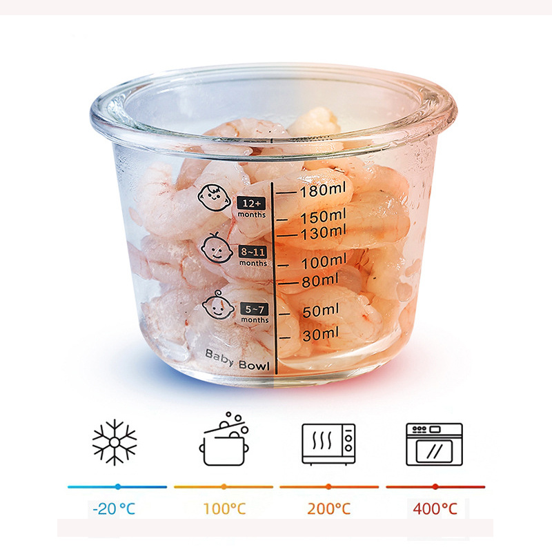 180ml Glass Baby Food Storage  - Baby Food Delivery ulasan dan harga