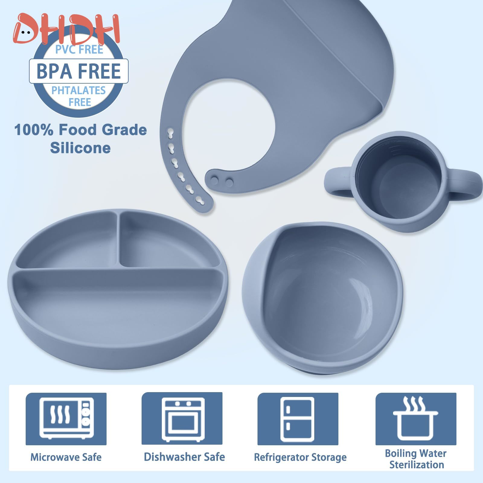 Silicone Baby Feeding Set Tabl - Baby Food Bites ulasan dan harga