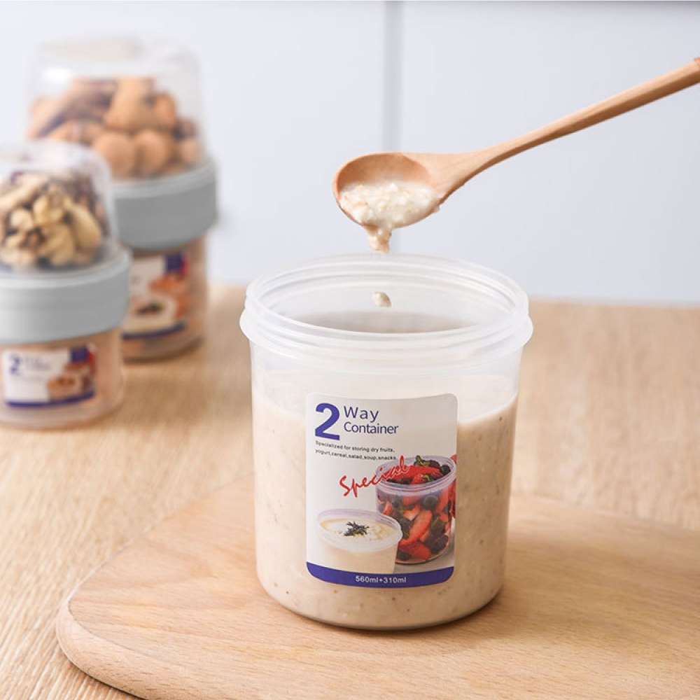 Portable Dual Layer Food Stora - Baby Food Prep Containers ulasan dan harga