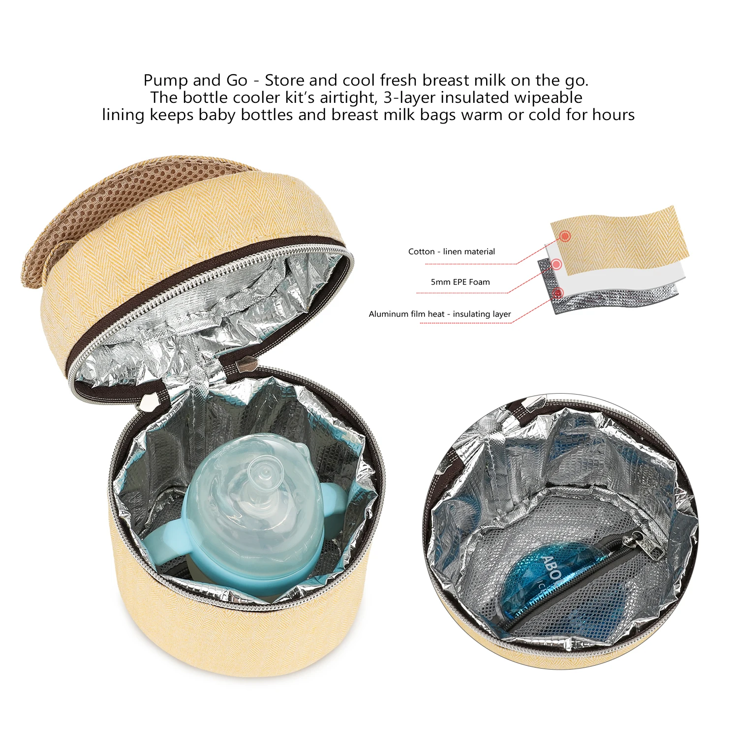 Bottle bag waterproof constant - Baby Food Nan ulasan dan harga