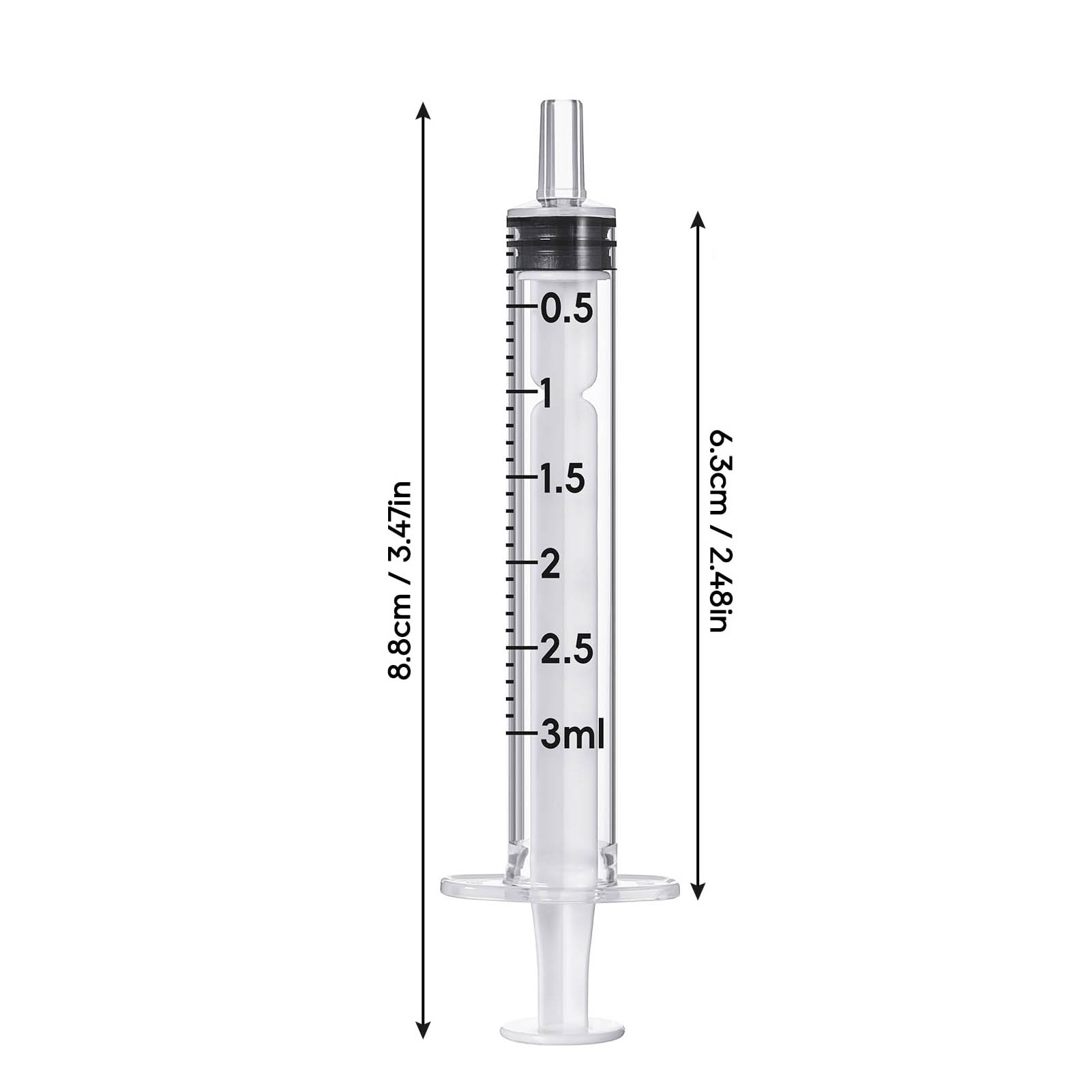 100pcs 3ml/cc Sterile Disposab - Baby Food Allergy Rash ulasan dan harga